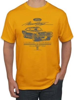 Ford Mustang Legendary Performance Est 1964 | Retro Vintage Cars and Trucks Shirt