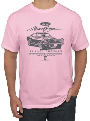 Ford Mustang Legendary Performance Est 1964 | Retro Vintage Cars and Trucks Shirt