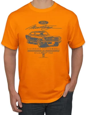 Ford Mustang Legendary Performance Est 1964 | Retro Vintage Cars and Trucks Shirt