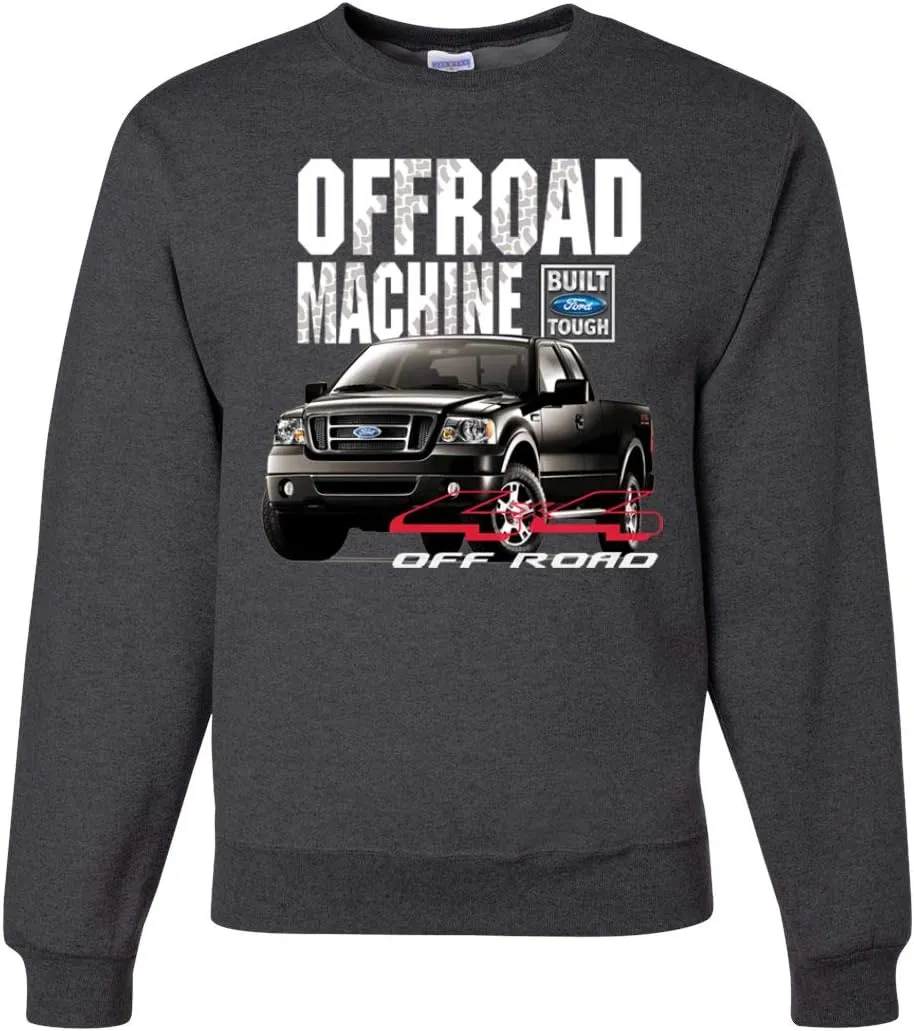 Ford Offroad Machine Classic Built Tough 4x4 Off Road Cars and Trucks Unisex Crewneck Graphic Sweatshirt