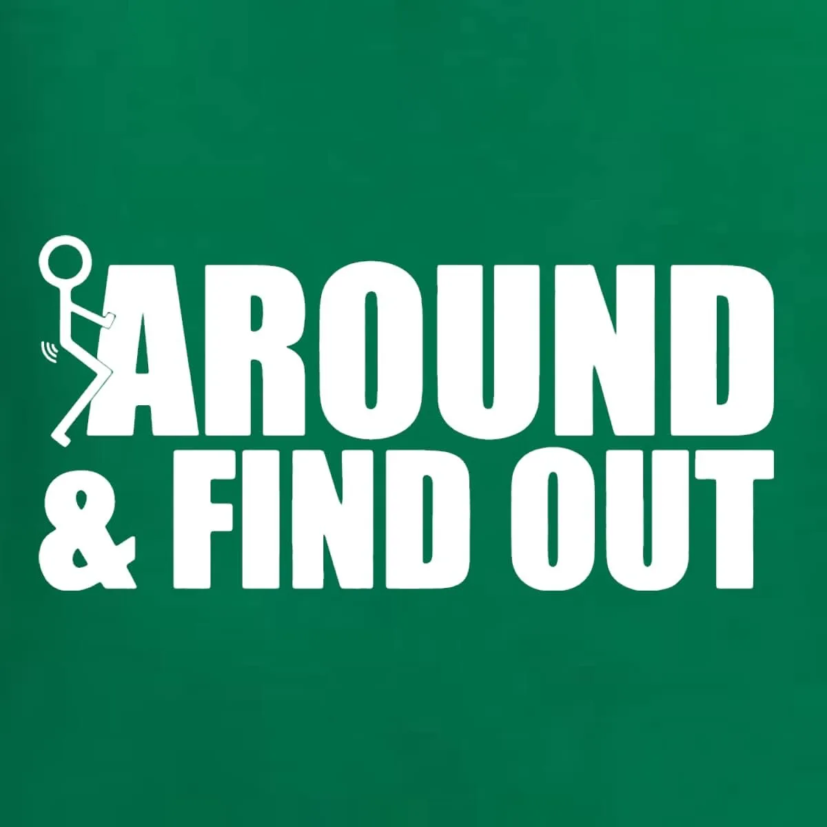 Fuck Around and Find Out Sexual Joke R-Rated Humor Ladies Racerback Tank Top
