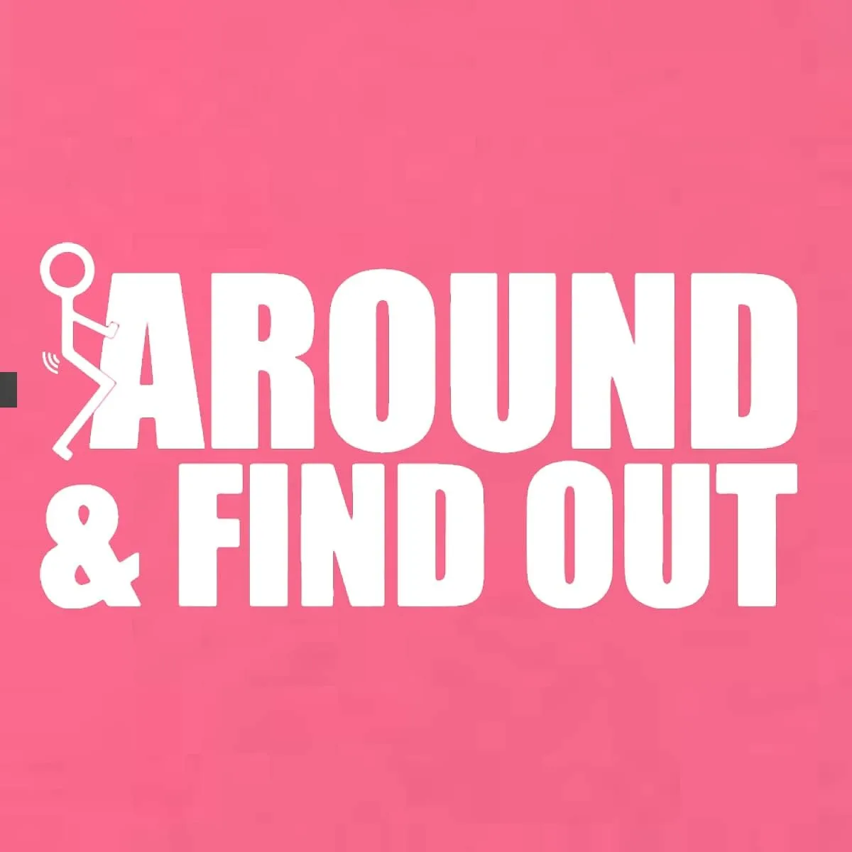 Fuck Around and Find Out Sexual Joke R-Rated Humor Ladies Racerback Tank Top