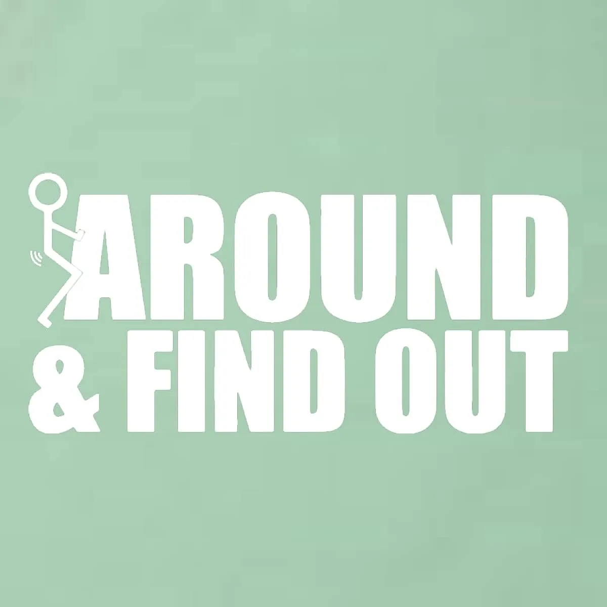 Fuck Around and Find Out Sexual Joke R-Rated Humor Ladies Racerback Tank Top