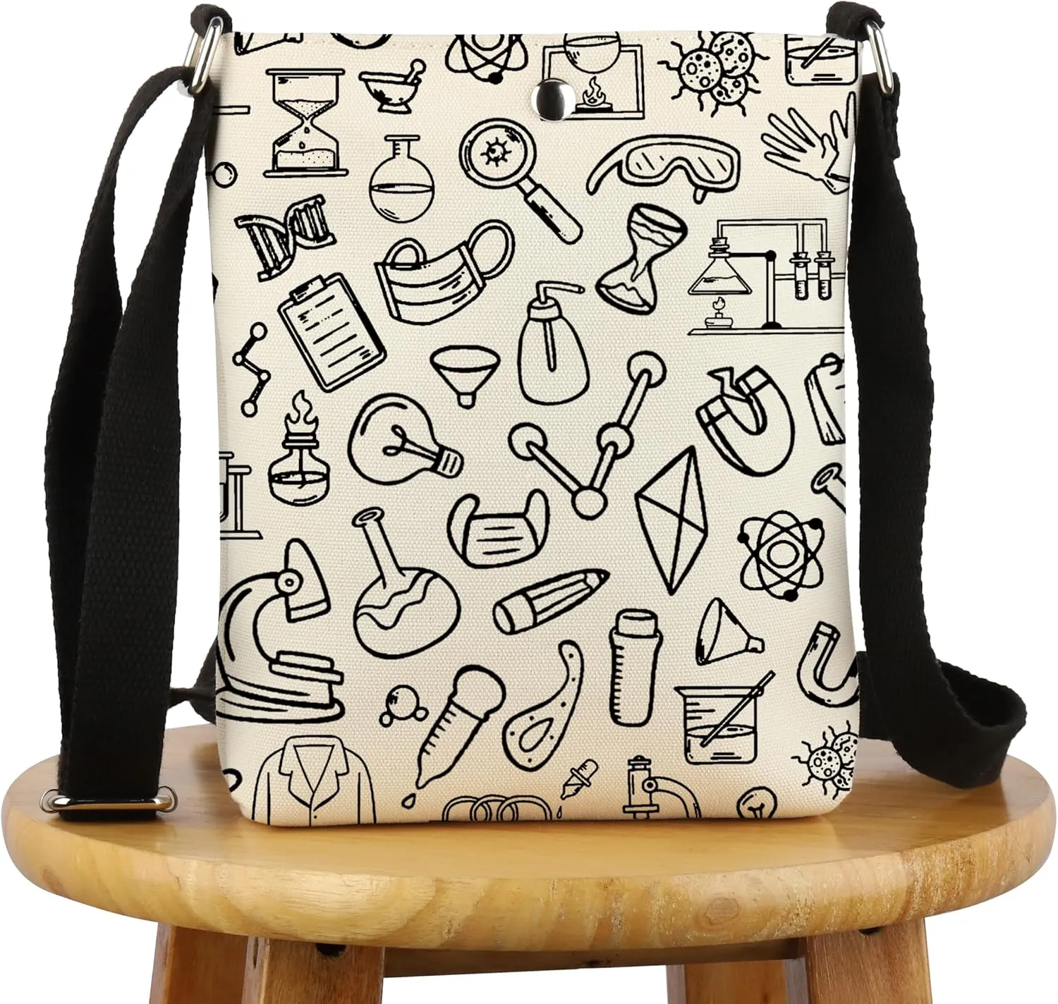 G2TUP Medical Lab Scientist Gift Lab Tech Research Crossbody Bag Lab Technician Travel Bag Science Geek Gift