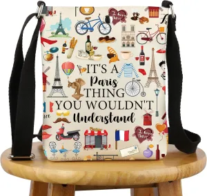 G2TUP Paris Lover Gift It's A Paris Thing Crossbody Bag Parisian Culture Travel bag France Tourism Gift France Lover Gift