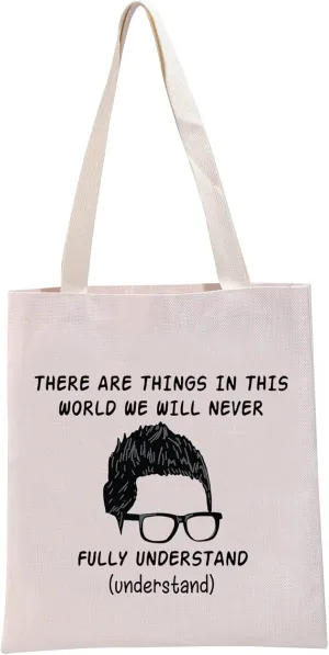 G2TUP Z Bagans Gift We Will Never Fully Understand Reusable Canvas Tote Bag Ghost Adventures Show Handbag Z Bagans Fan Gift