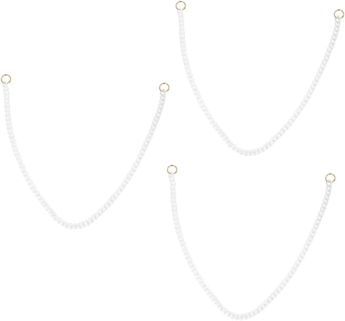 Gadpiparty 1Pc Chic Acrylic Bag Chain Accessory for Women Transparent Spring Buckle Versatile Handbag Strap for Handbags Shoulder Bags Stylish Durable Replacement
