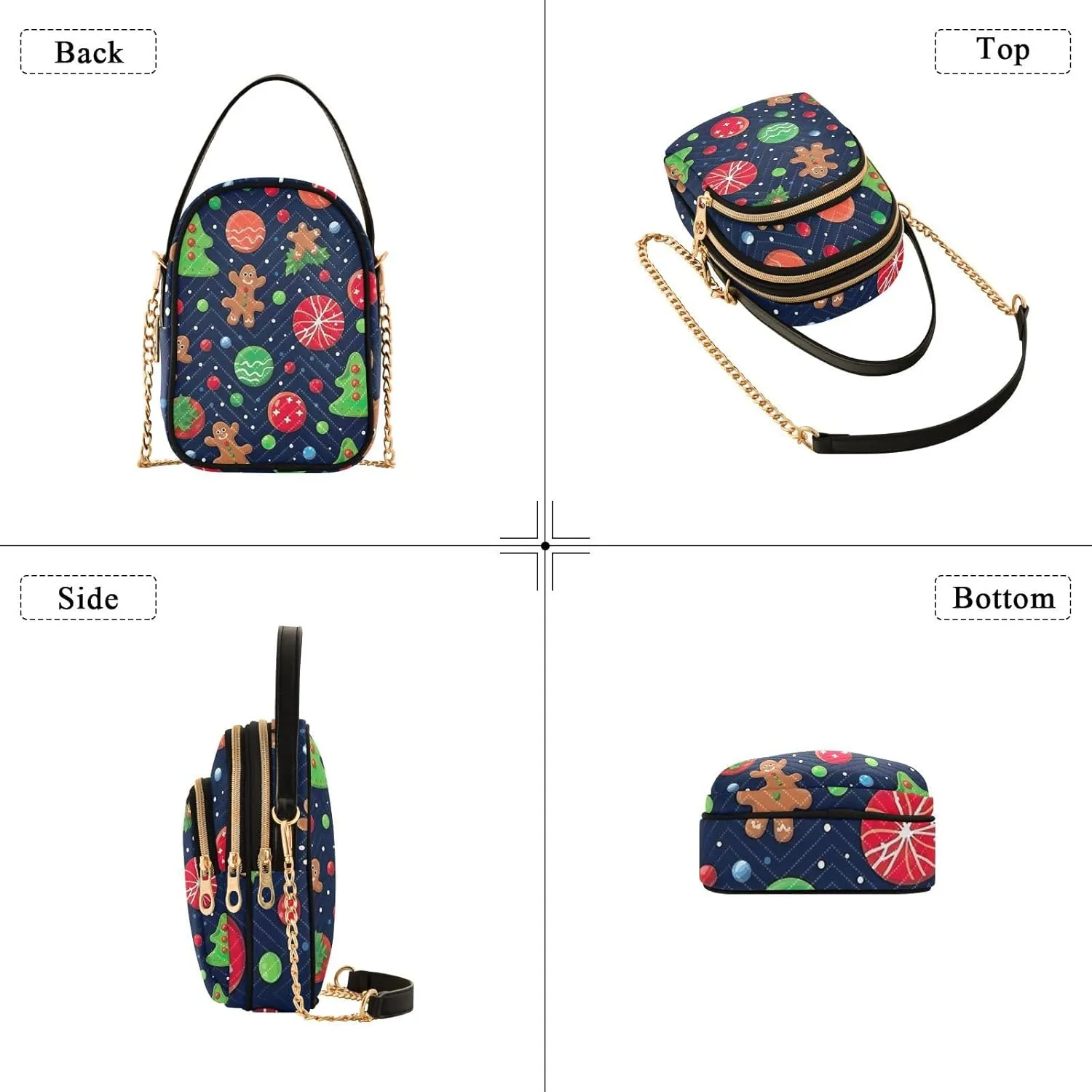 GAIGEO Autumn Maple Leaves Women's Crossbody Handbags, Removable Strap Crossbody Bag, Summer Crossbody Purse