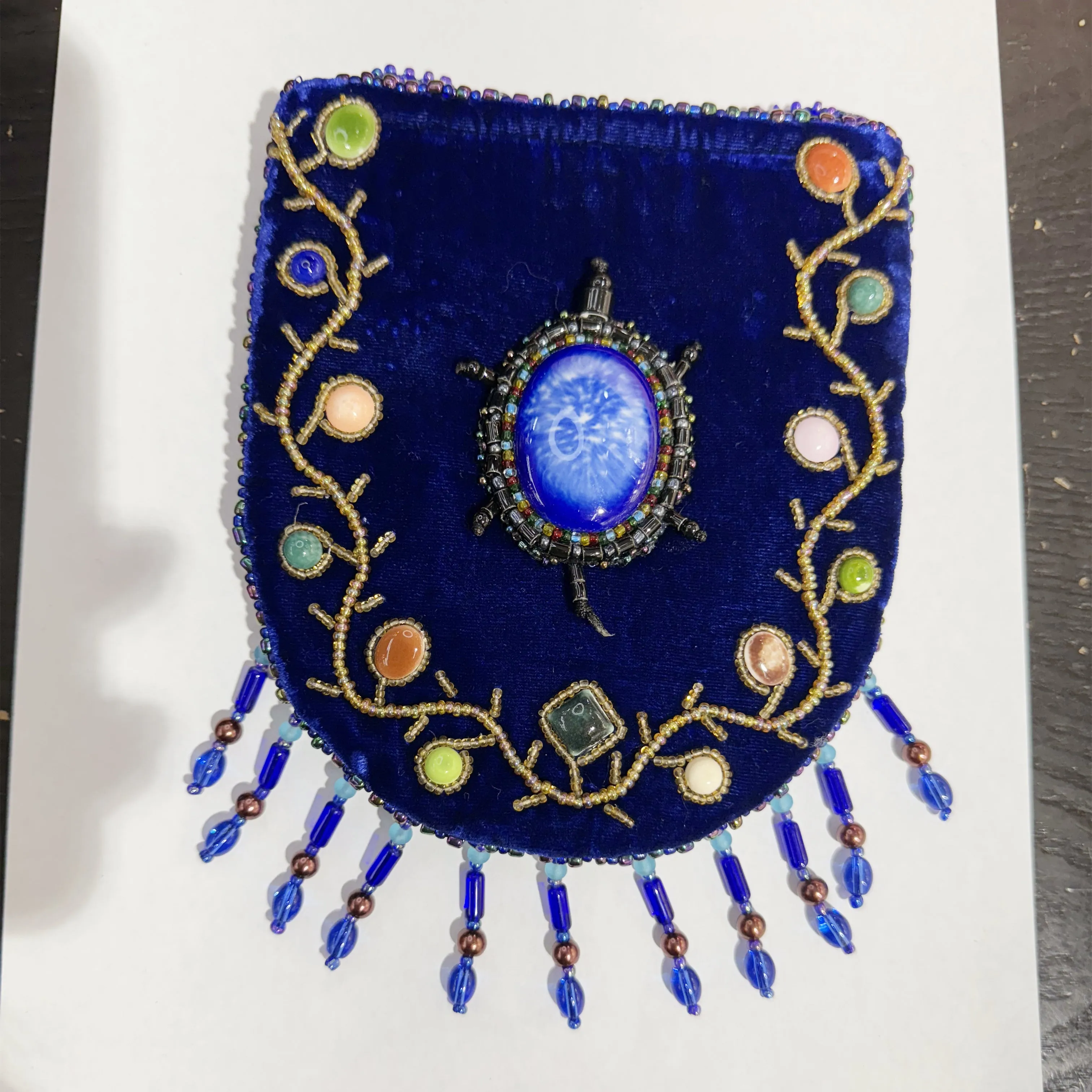 GEM Pattern Velvet Crossbody MUG-GEM