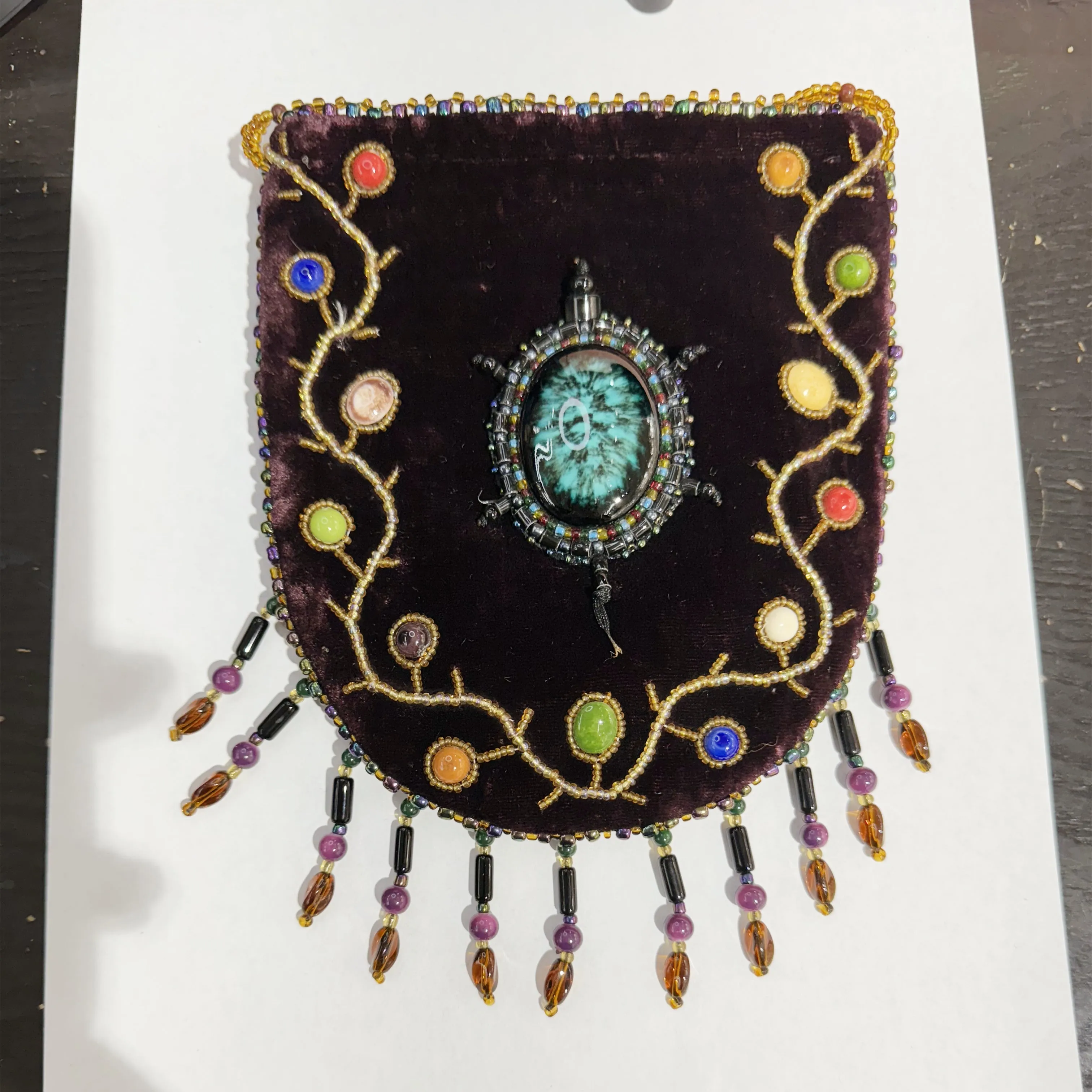 GEM Pattern Velvet Crossbody MUG-GEM