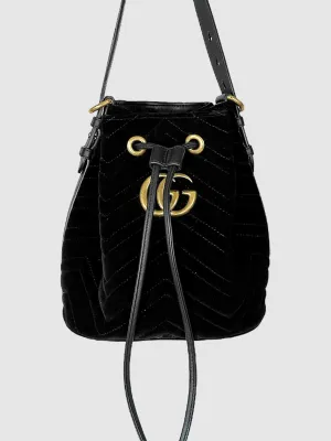 GG Marmont Chevron Bucket Bag