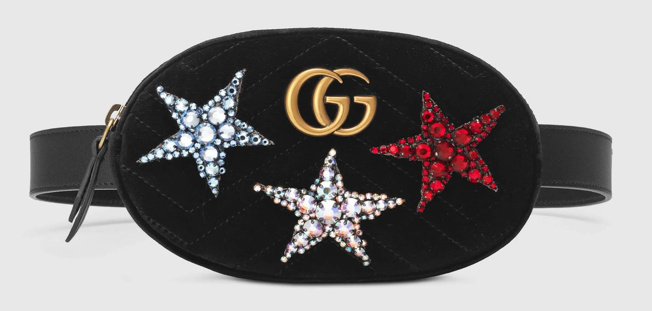 GG Marmont Velvet Belt Bag