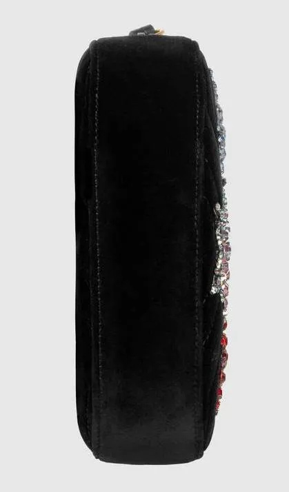 GG Marmont Velvet Belt Bag