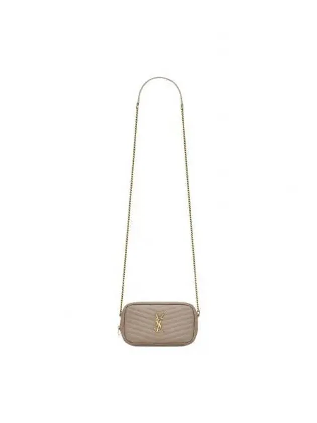 Giant discount Great savings Lou Saint Laurent Cross Leather Grey Small Bag