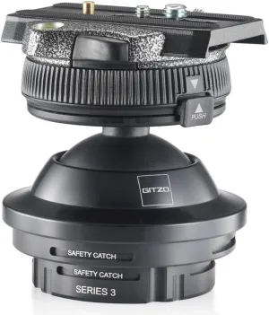 Gitzo GH5381SQR Systematic Head with Quick Release System (Black)