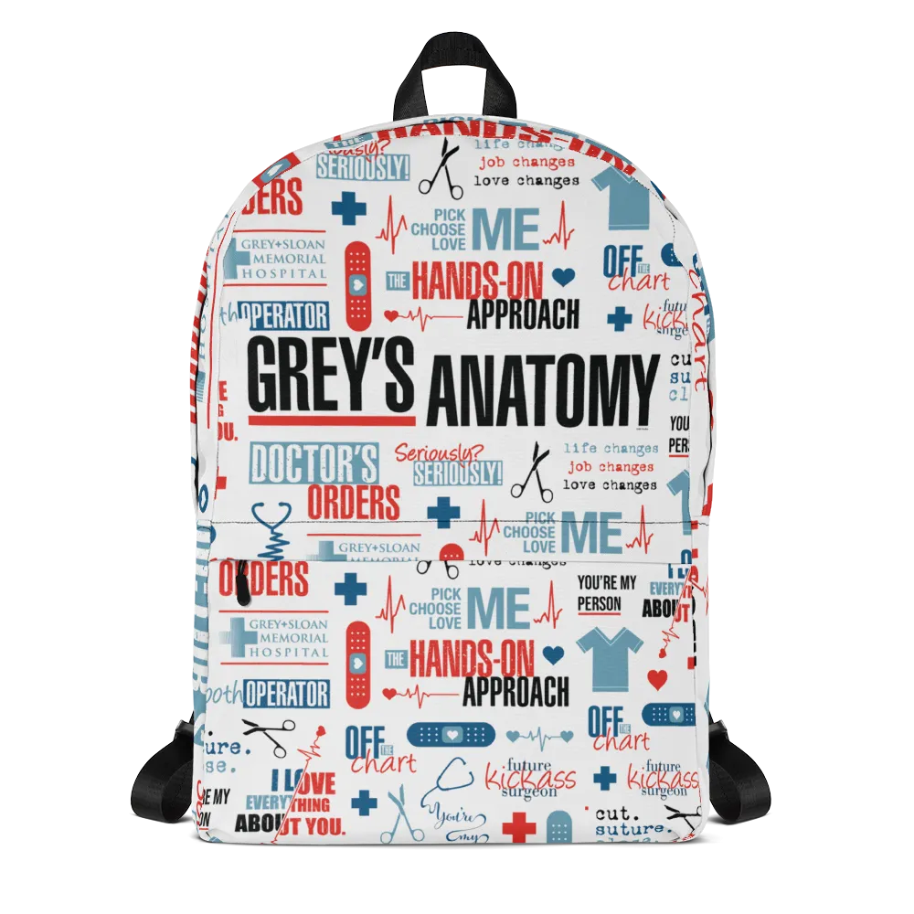 Grey's Anatomy Mashup Premium Backpack