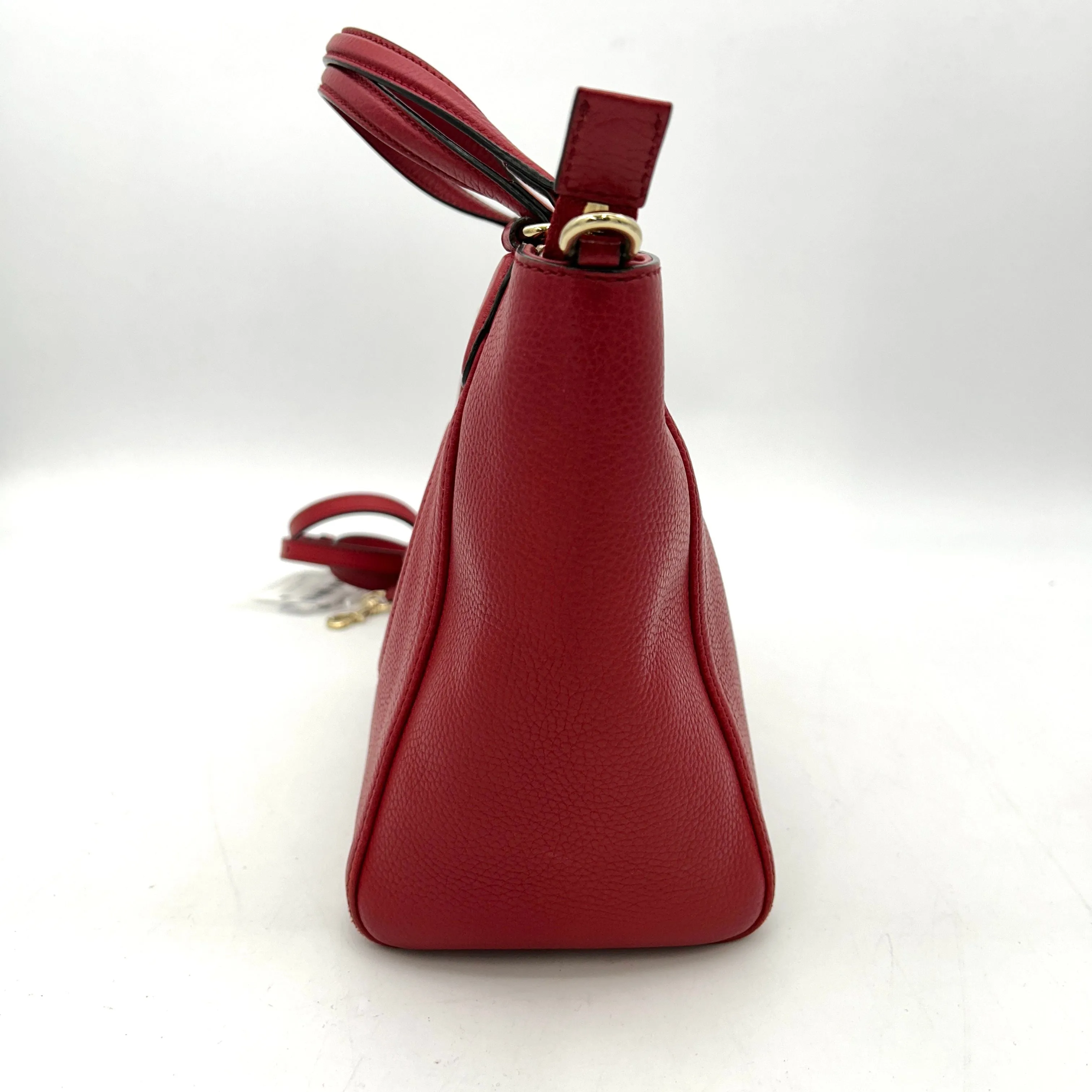 Gucci Interlocking G Soho - Red Totes, Handbags LA13611