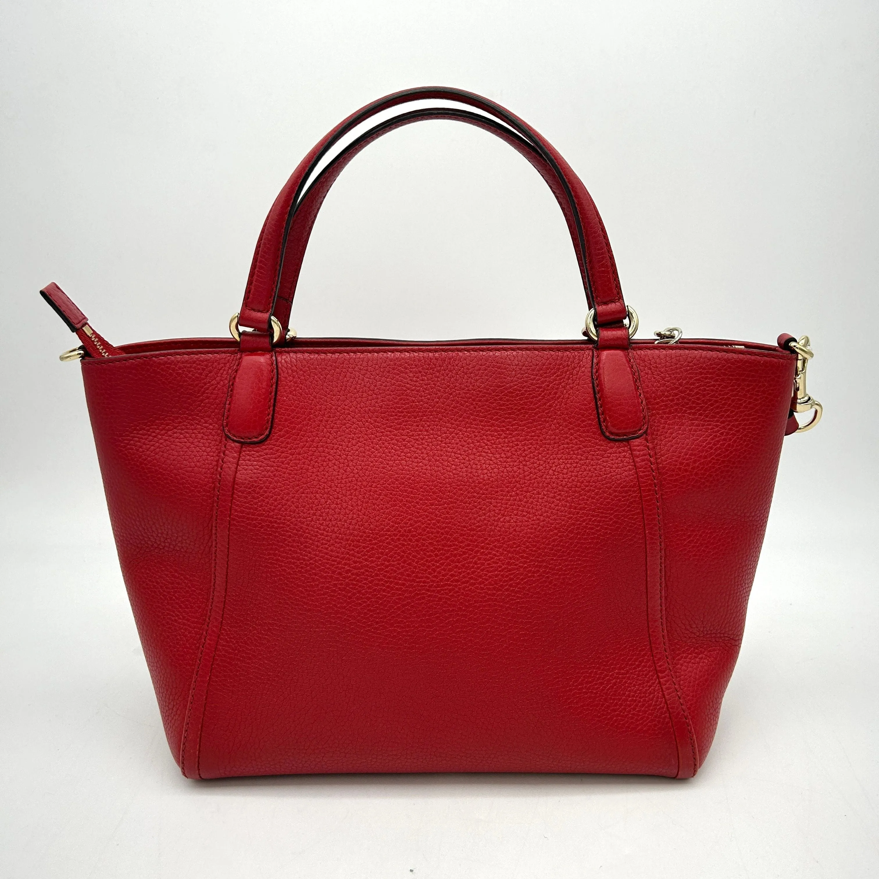 Gucci Interlocking G Soho - Red Totes, Handbags LA13611