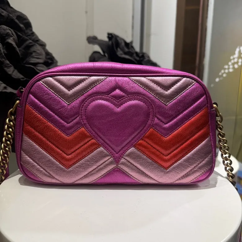 Gucci Marmont Matelassé Multicolor Shoulder Bag