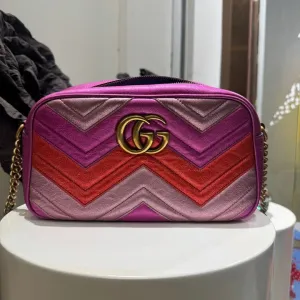 Gucci Marmont Matelassé Multicolor Shoulder Bag