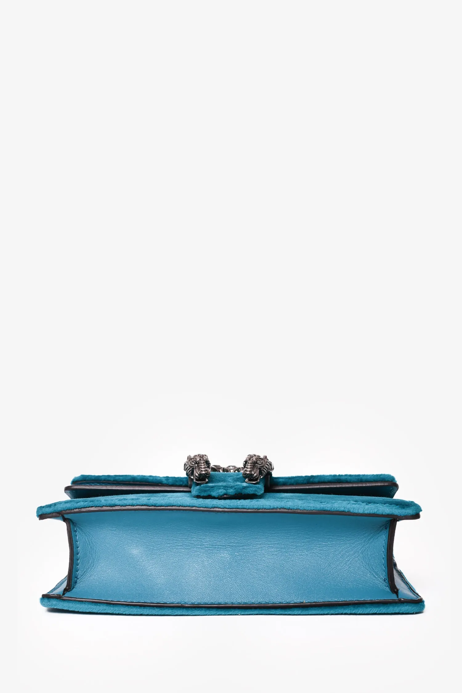 Gucci Teal Velvet Mini Dionysus Crossbody Bag