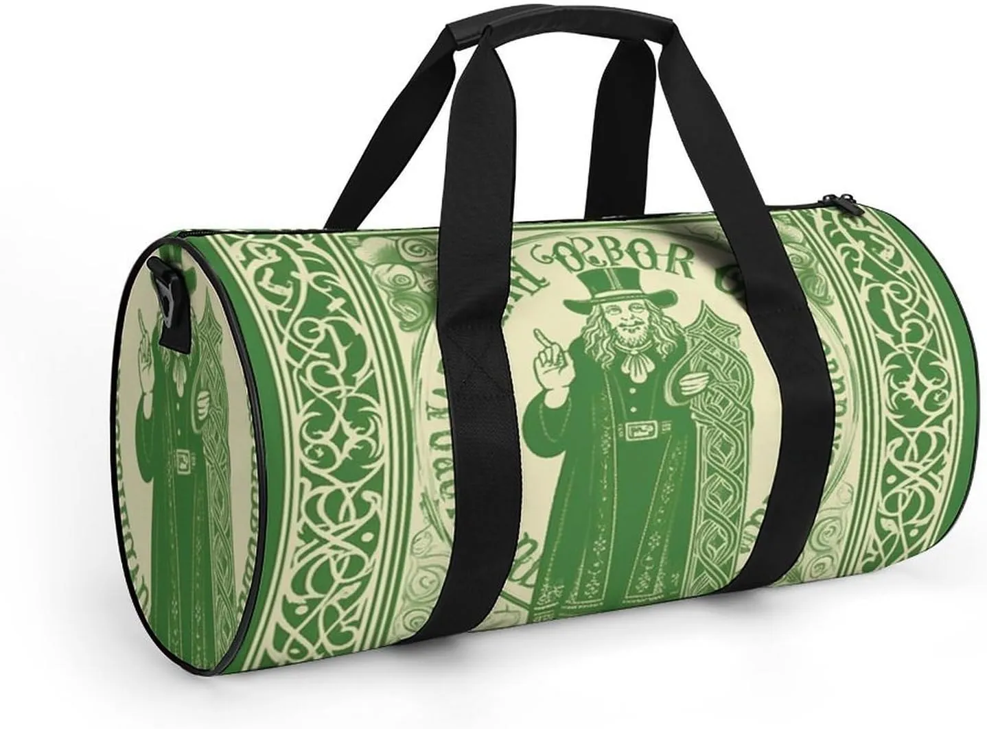 Gym Bags for Men Women Irish Blessing St Patrick's Day Duffle Bag Travel Overnight Bag with Shoe Compartment Tote Bags