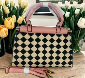H1500 - Checkered Fashion Shoulder Bag