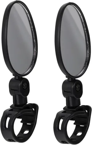 HANABASS 4pcs Rearview Handlebar Mirror for High Definition Bike Accessory Easy to Install for Folding Road Mountain