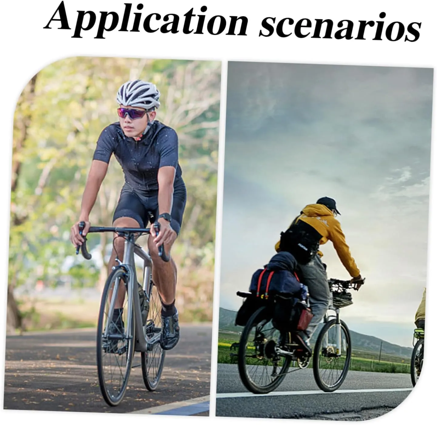 HANABASS 4pcs Rearview Handlebar Mirror for High Definition Bike Accessory Easy to Install for Folding Road Mountain