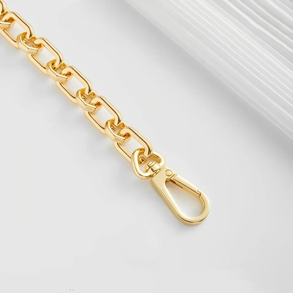 Handbag Strap Extender for Luxury Bags - Gold or Silver Color