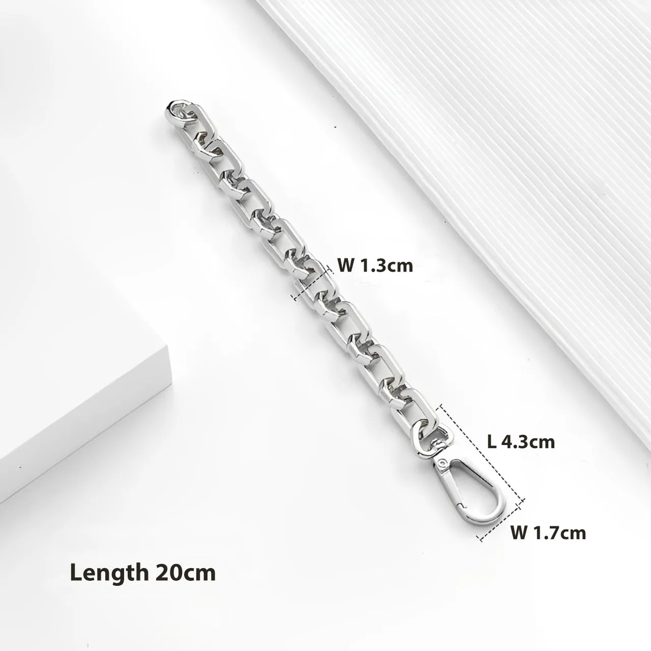 Handbag Strap Extender for Luxury Bags - Gold or Silver Color