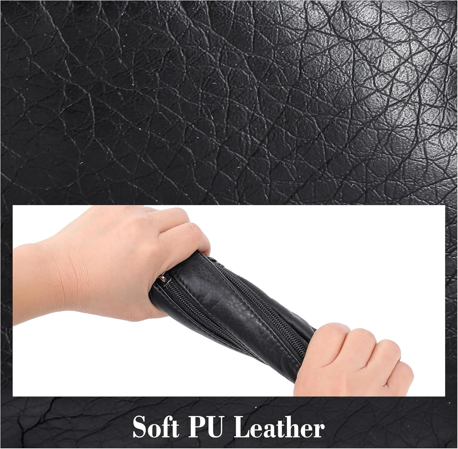 Haytijoe Triple Zip Crossbody Purses Small Crossbody Bags for Women Travel Cell Phone Purse Soft Leather Shoulder Handbags