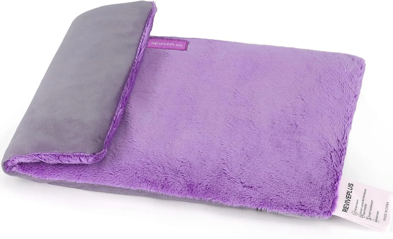 Heating Pad Microwavable for Pain Relief, 8 * 12.6" Microwave Heating Pads for Neck Shoulder, Back, Abdomen Cramps, Unscented Moist Hot Pack Warm and Cold Compress with Washable Cover