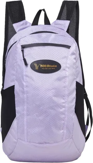 Hiking Daypacks for Women Waterproof Backpacks 15L Lightweight Packable Men Small Outdoor Sports Fan Multipurpose Travel Camping Bags purple