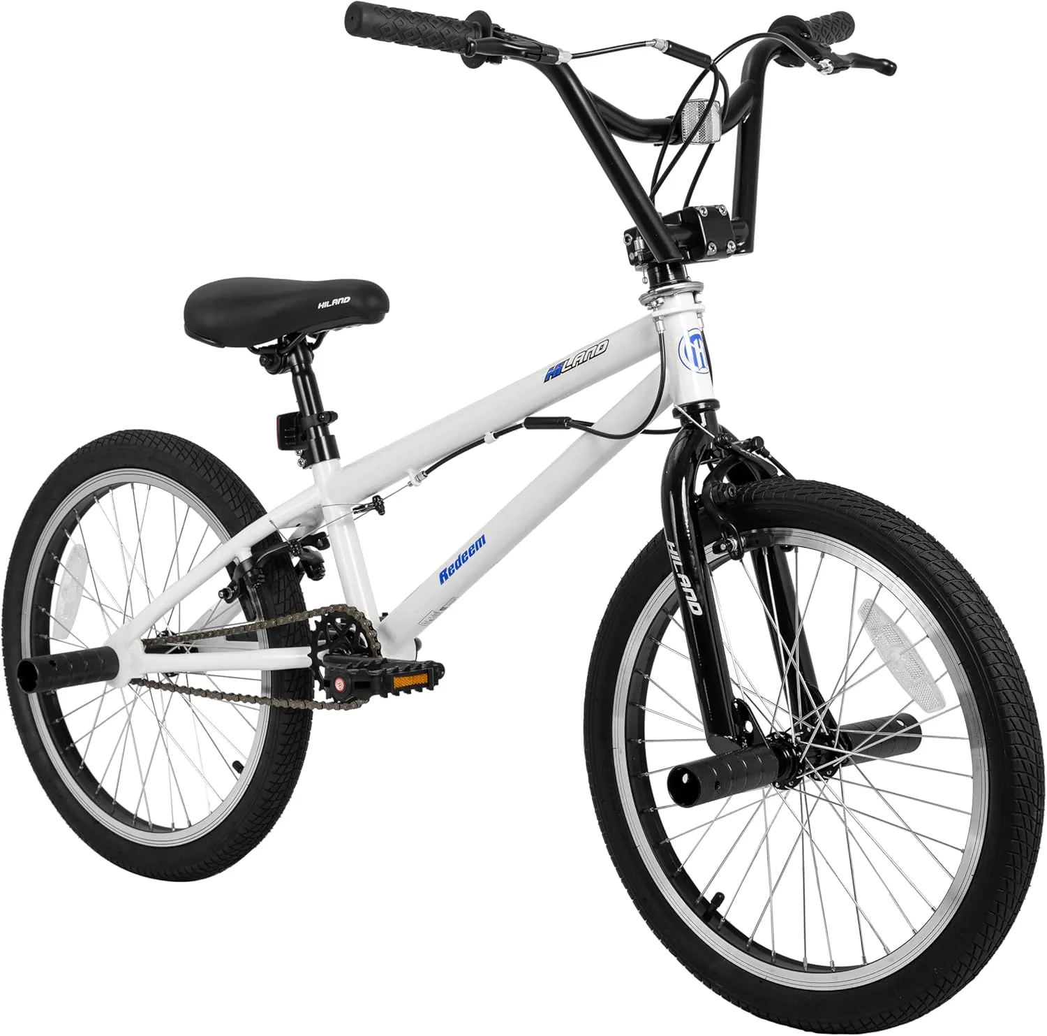 Hiland 20 inch Freestyle Kids BMX Bike,Beginner-Level to Advanced Riders with 360 Degree Gyro & 4 Pegs, Kids' Bicycles for Boys,Girls,Youth Multiple Colors