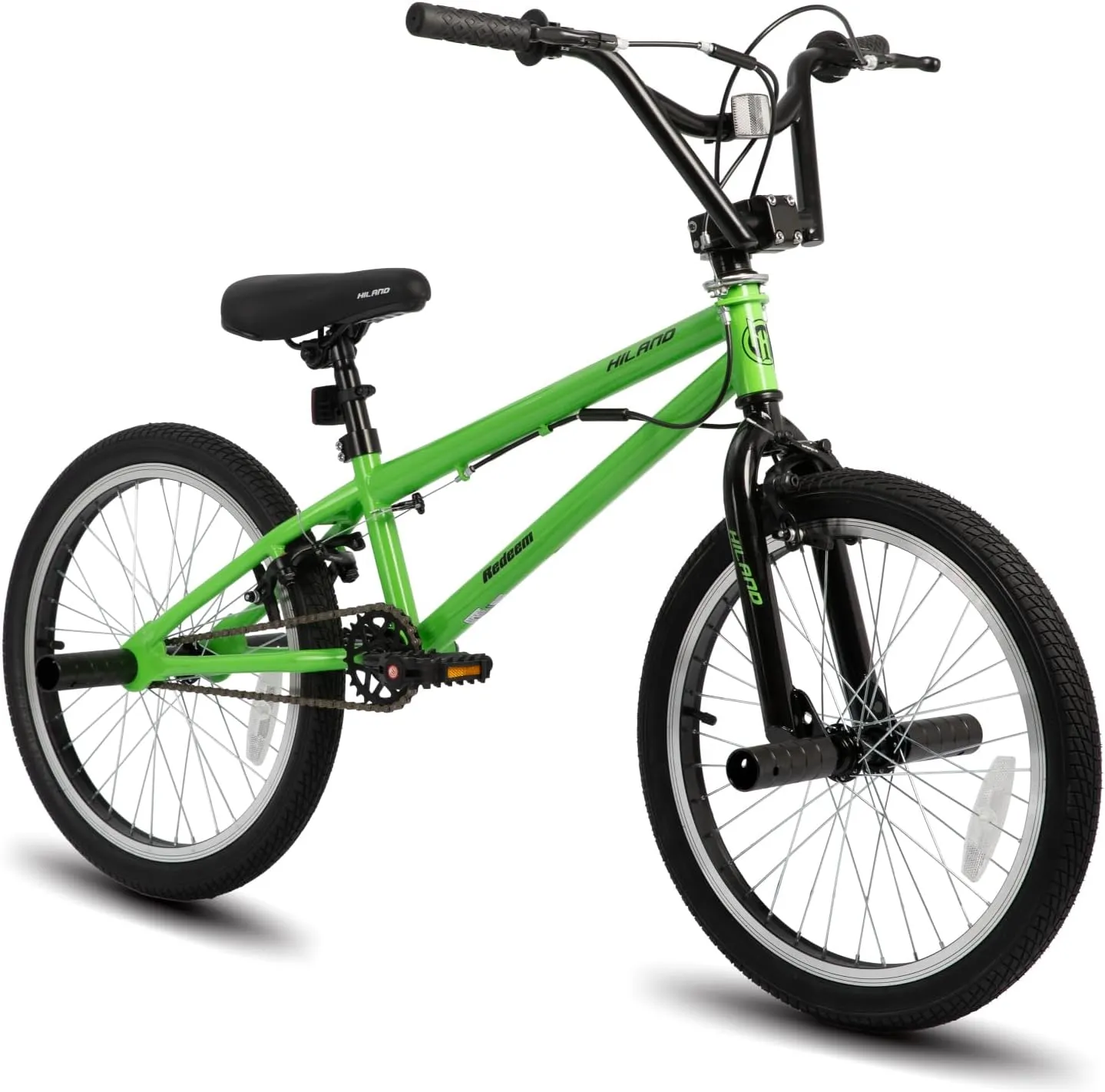 Hiland 20 inch Freestyle Kids BMX Bike,Beginner-Level to Advanced Riders with 360 Degree Gyro & 4 Pegs, Kids' Bicycles for Boys,Girls,Youth Multiple Colors