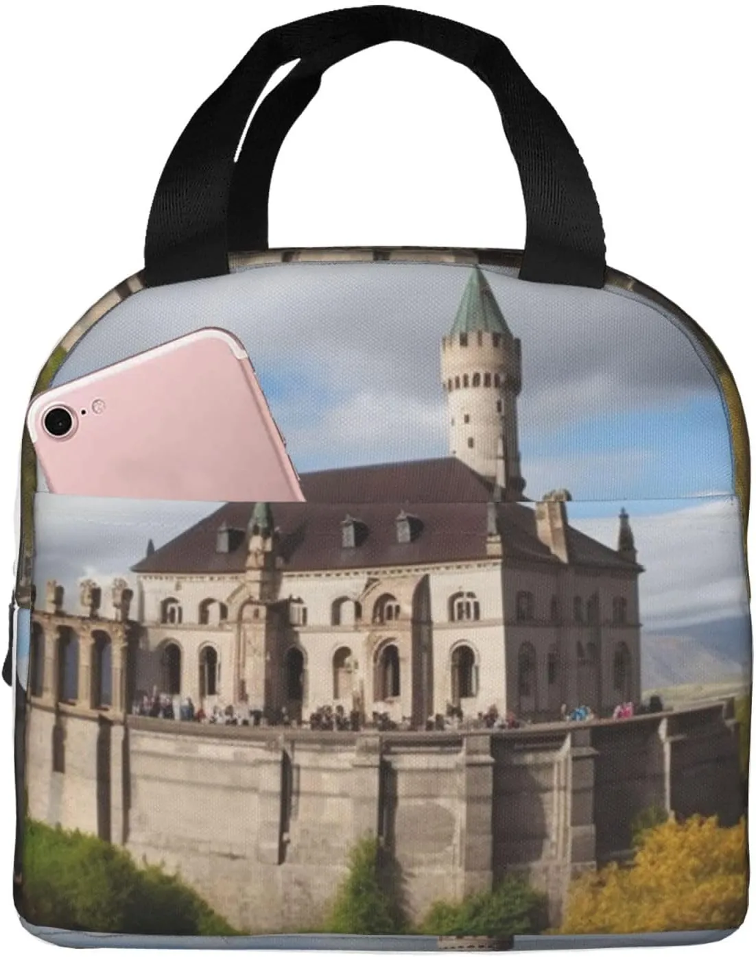 Historical monuments of Armenia Lunch Bag for Women Men Adult Insulated Lunch Box Reusable Leakproof Lunch Tote Bags Large Capacity Cooler Food Container Portable Lunchbox for Work Travel