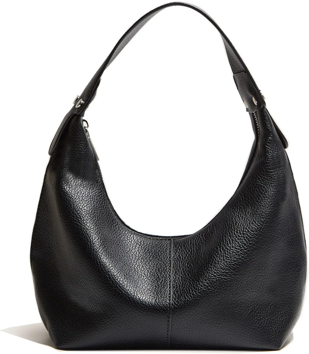Hobo Shoulder Handbag for Women Y2K Style Clutch Crossbody Tote Purse Genuine Leather Bags for Streetwear or Travel