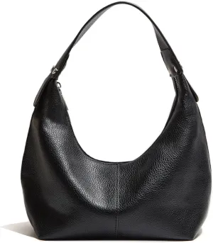 Hobo Shoulder Handbag for Women Y2K Style Clutch Crossbody Tote Purse Genuine Leather Bags for Streetwear or Travel