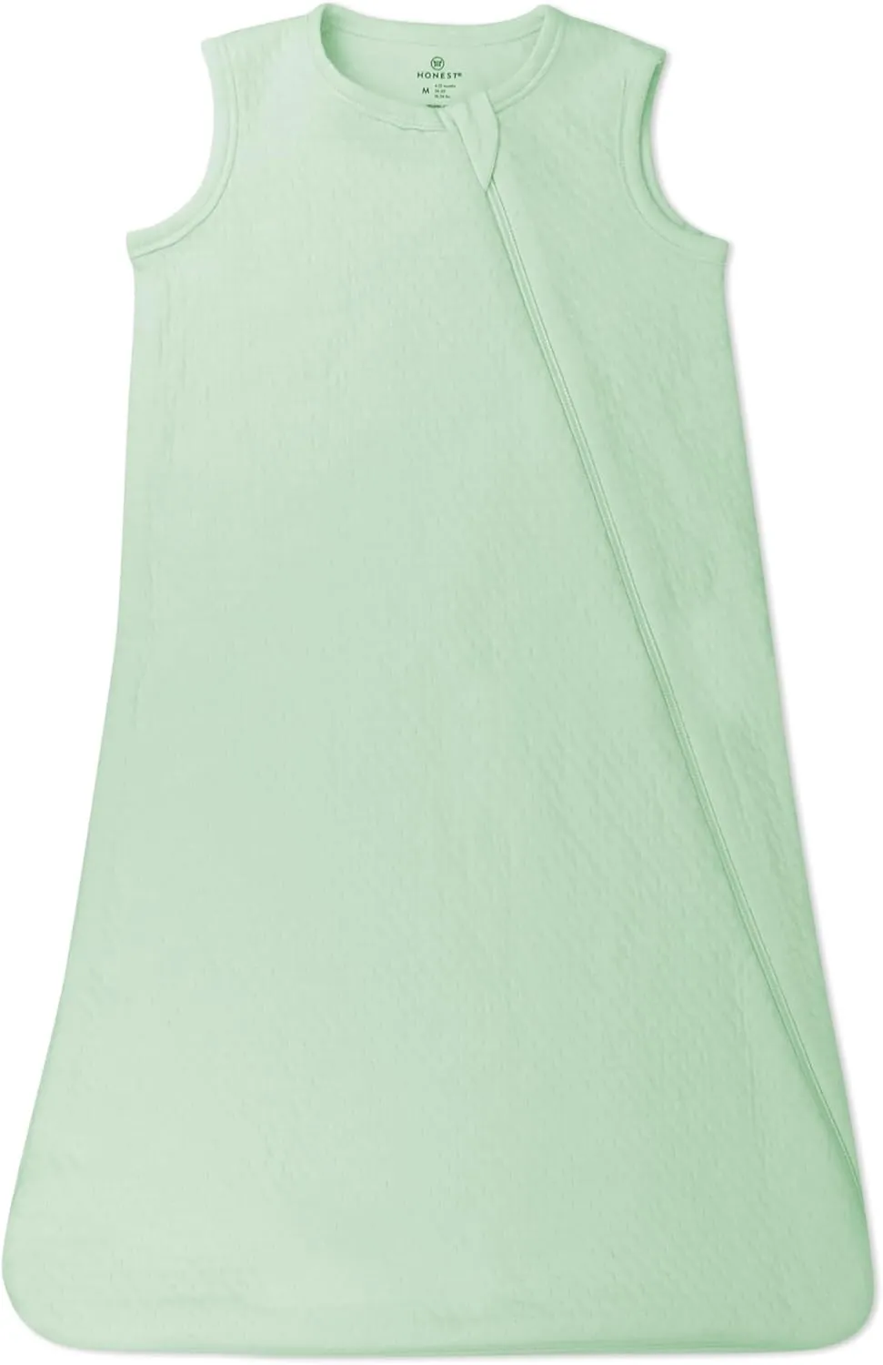 HonestBaby Baby Standard Wearable Blankets Sleeping Bags Swaddle Transition 100% Organic Cotton for Infant Boys, Girls, Unisex, Sage, Large