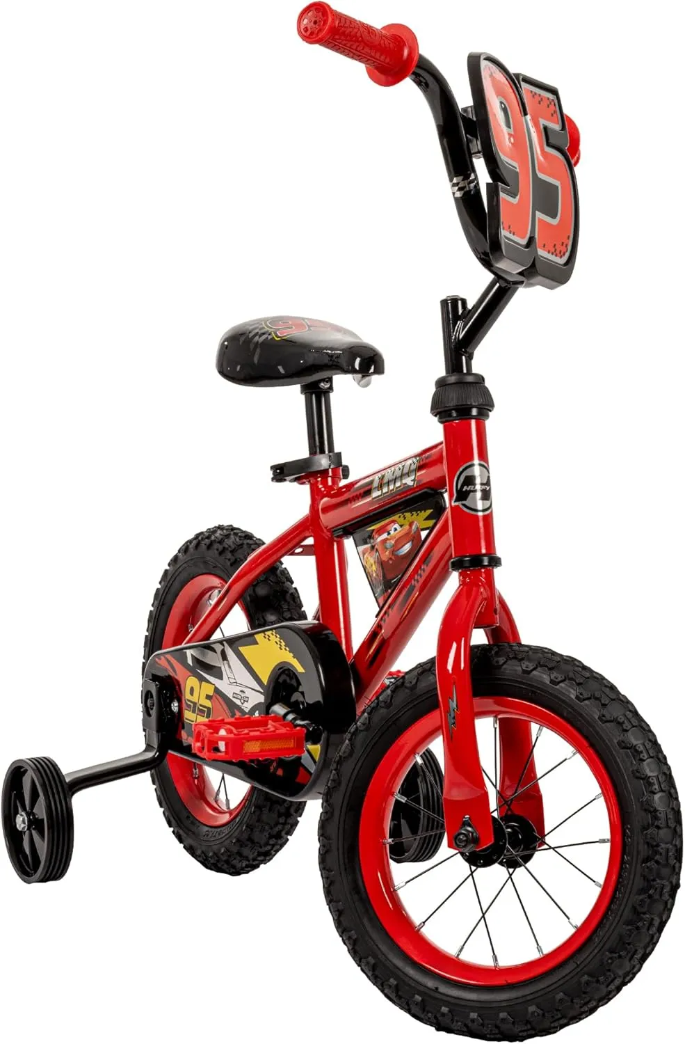 Huffy Disney and Marvel 12/16 Inch Boy's Bike for Kids, Multiple Color Options and Designs Available, Ideal for Ages 3  Years Old, Removable Training Wheels, Adjustable Seat, Simple Coaster Brake