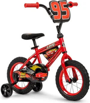 Huffy Disney and Marvel 12/16 Inch Boy's Bike for Kids, Multiple Color Options and Designs Available, Ideal for Ages 3  Years Old, Removable Training Wheels, Adjustable Seat, Simple Coaster Brake