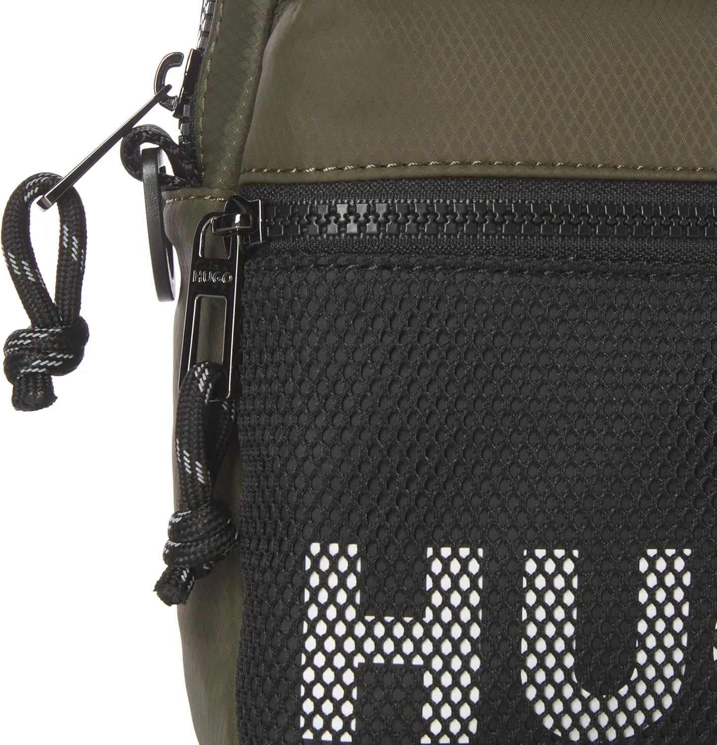 HUGO Mesh Logo Small Crossbody Bag