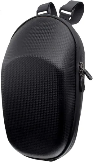 HXBER Scooter Storage Bag, Scooter Storage Bag, Rainproof Scooter Handlebar Bag, EVA Hard Shell Front Hanging Bag Fit for Kick Scooters Folding Bikes