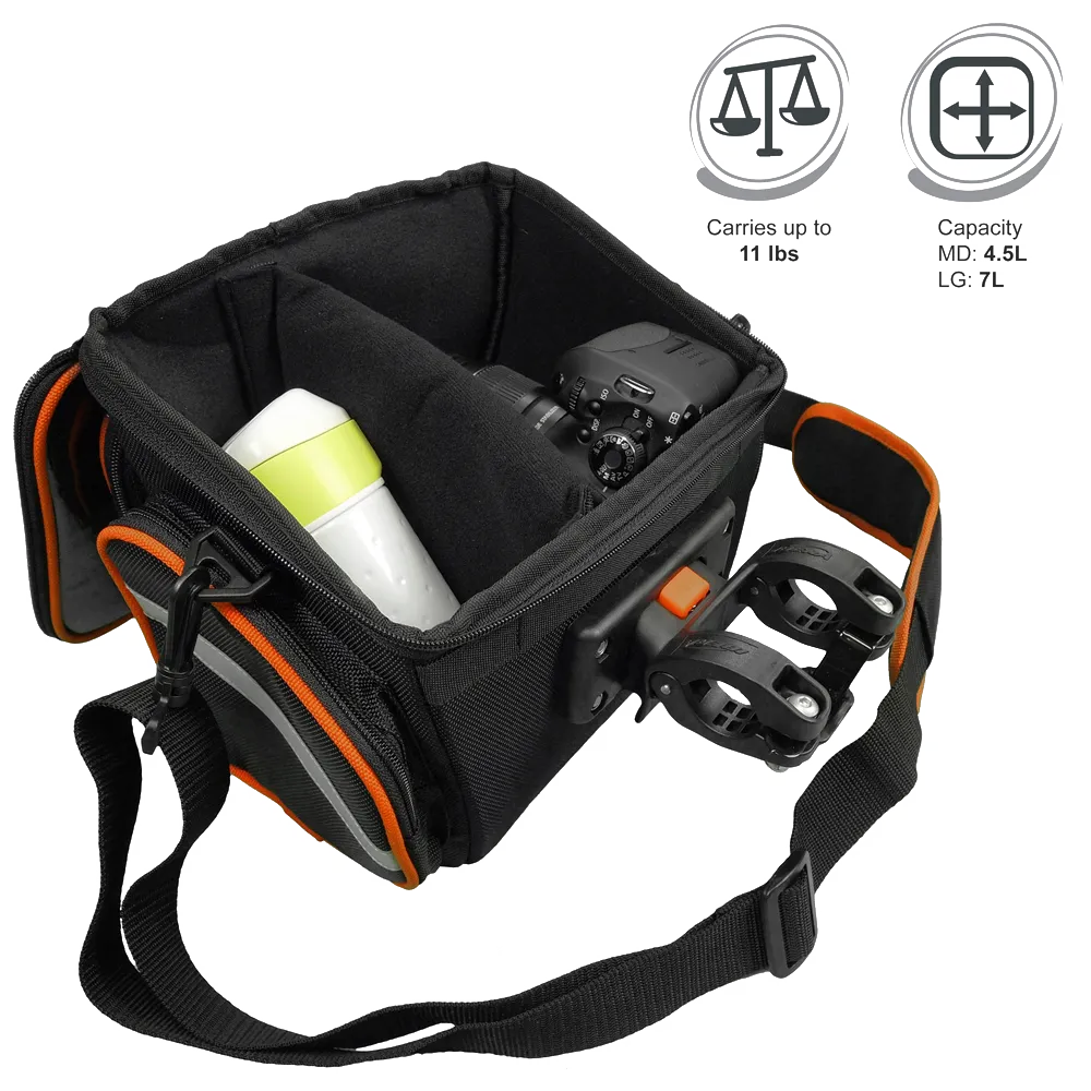 IBERA Front Handlebar DSLR Camera Case - Large | IB-HB3