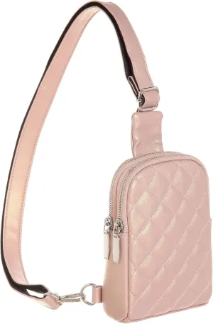 INICAT Travel Small Sling Bag Leather Crossbody Bags for Women Fanny Packs Cross Body Bag for Woman Cross Body Purses