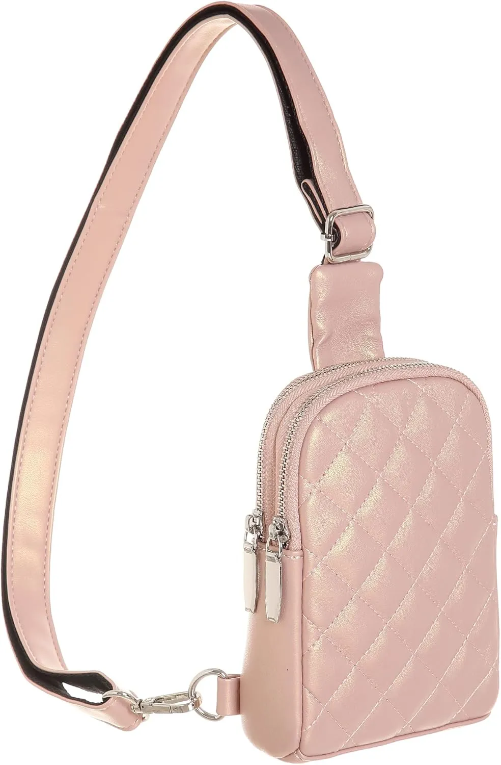 INICAT Travel Small Sling Bag Leather Crossbody Bags for Women Fanny Packs Cross Body Bag for Woman Cross Body Purses