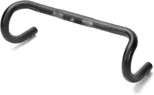 Integrated Handlebar,Racing Handlebar Aluminum Road Bike Handlebar 25.4/31.8mm Road Bicycl Drop Bar 380/400/420/440mm Bicycle Steering Wheel (Size : 25.4x440mm Matte Black)