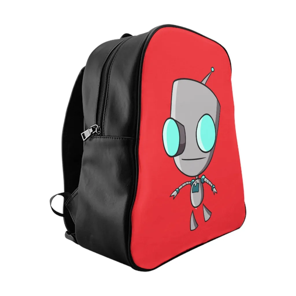Invader Zim Red Robot Gir School Backpack