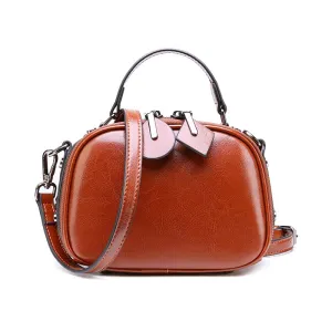Iria genuine leather cross-body handbag
